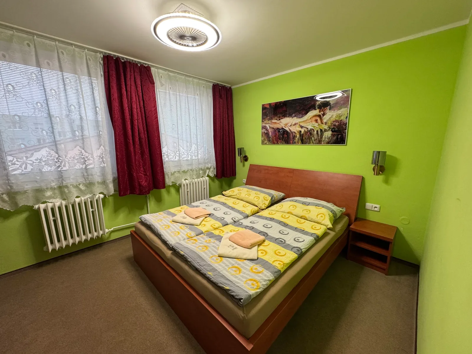 Dvoulůžkový pokoj — zelený